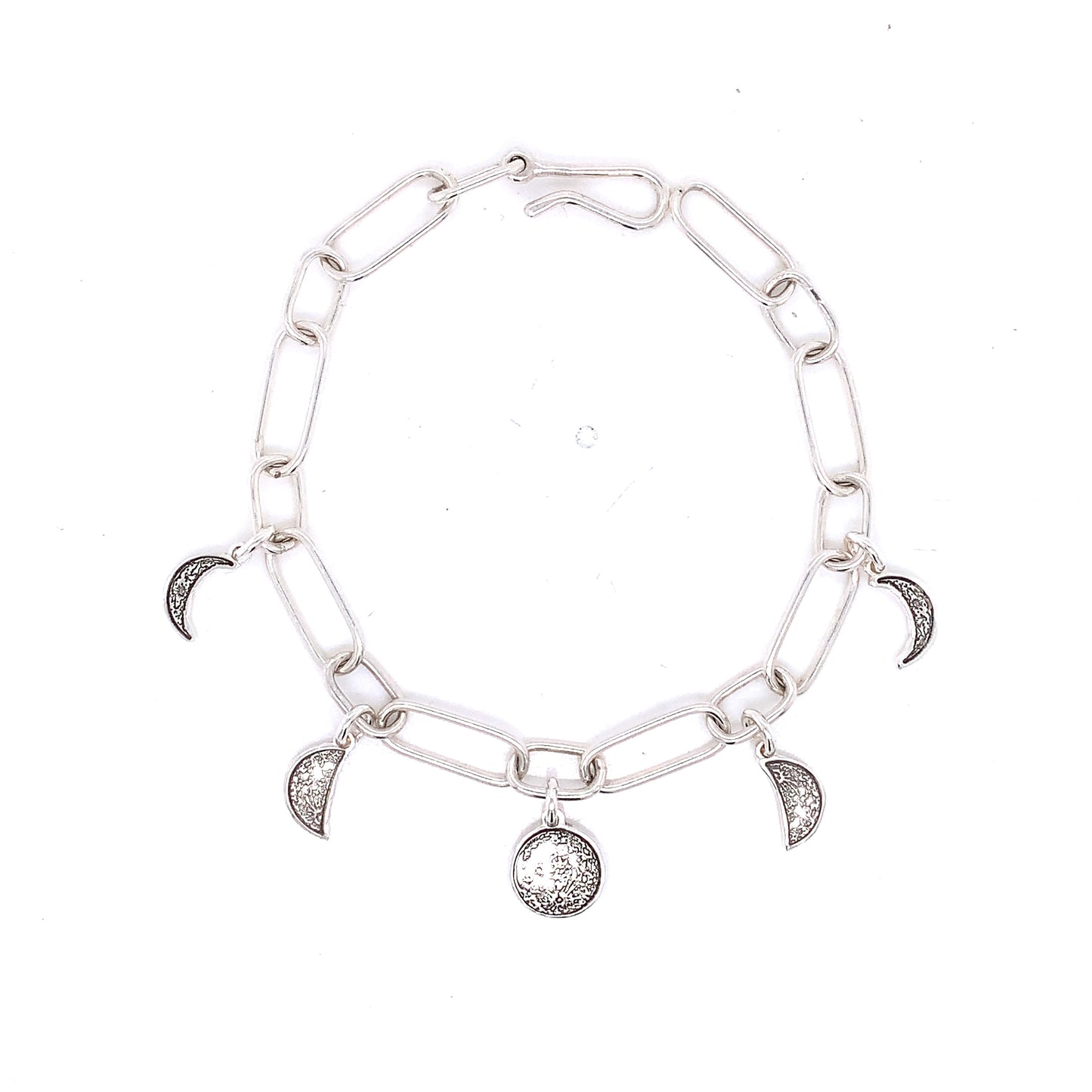 Moon Phase Link Bracelet