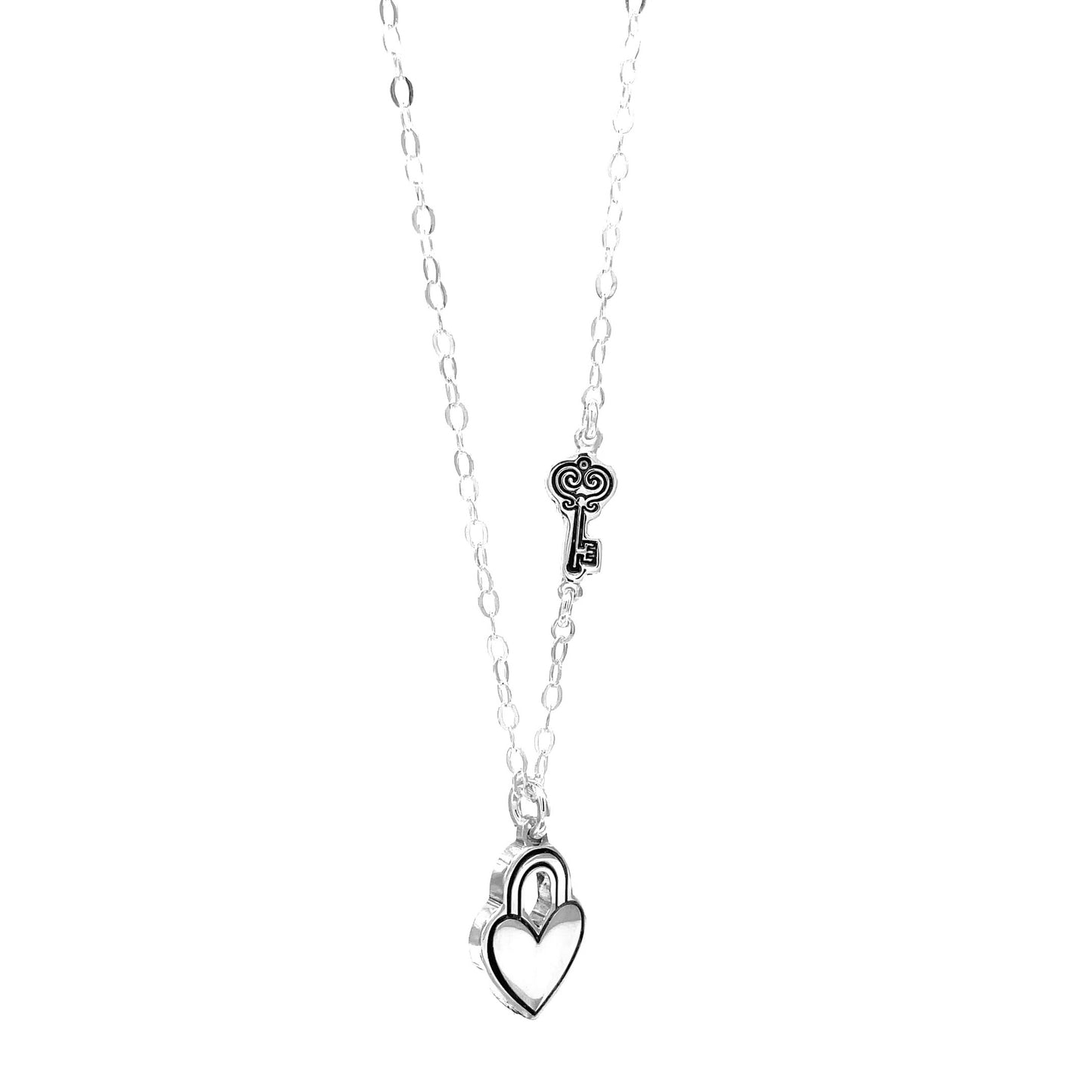 Necklace | Heart Padlock & Key