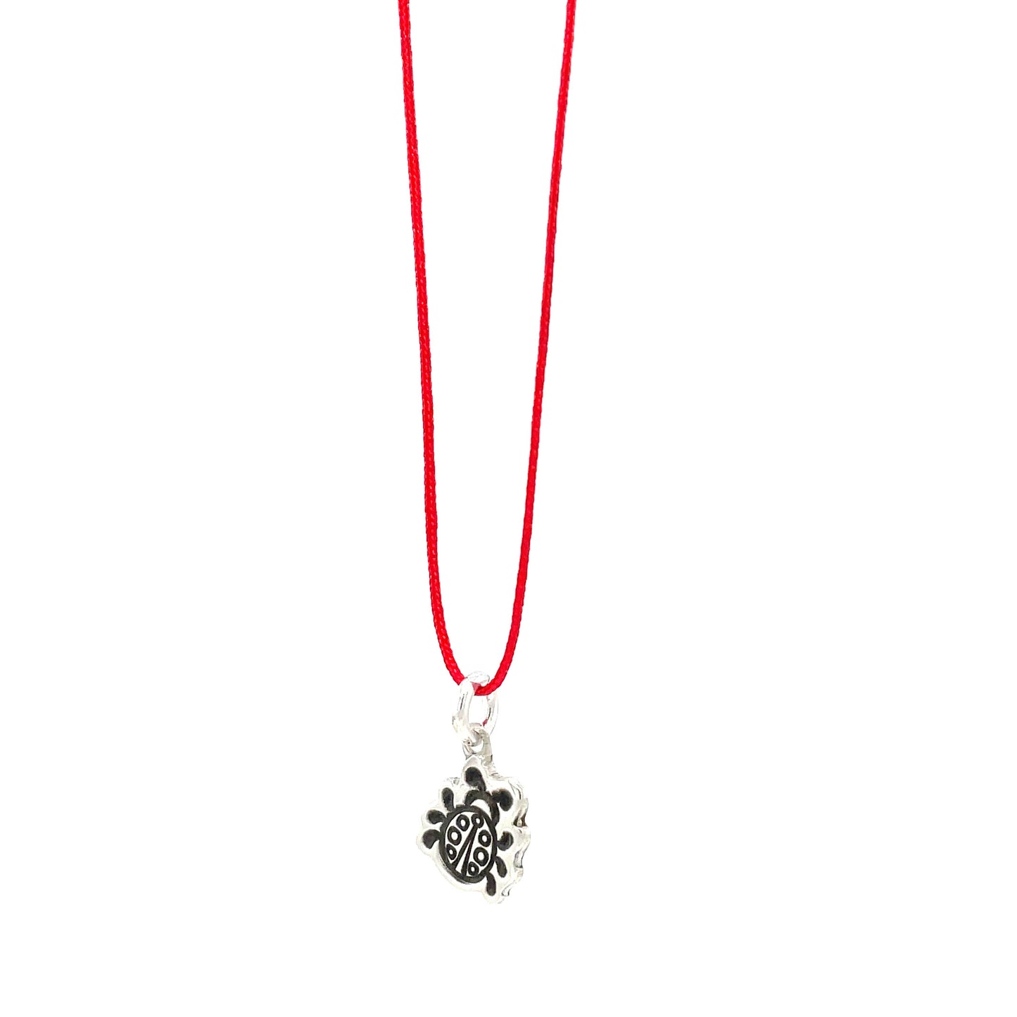 Necklace | Tiny Charm on Cord | Ladybug