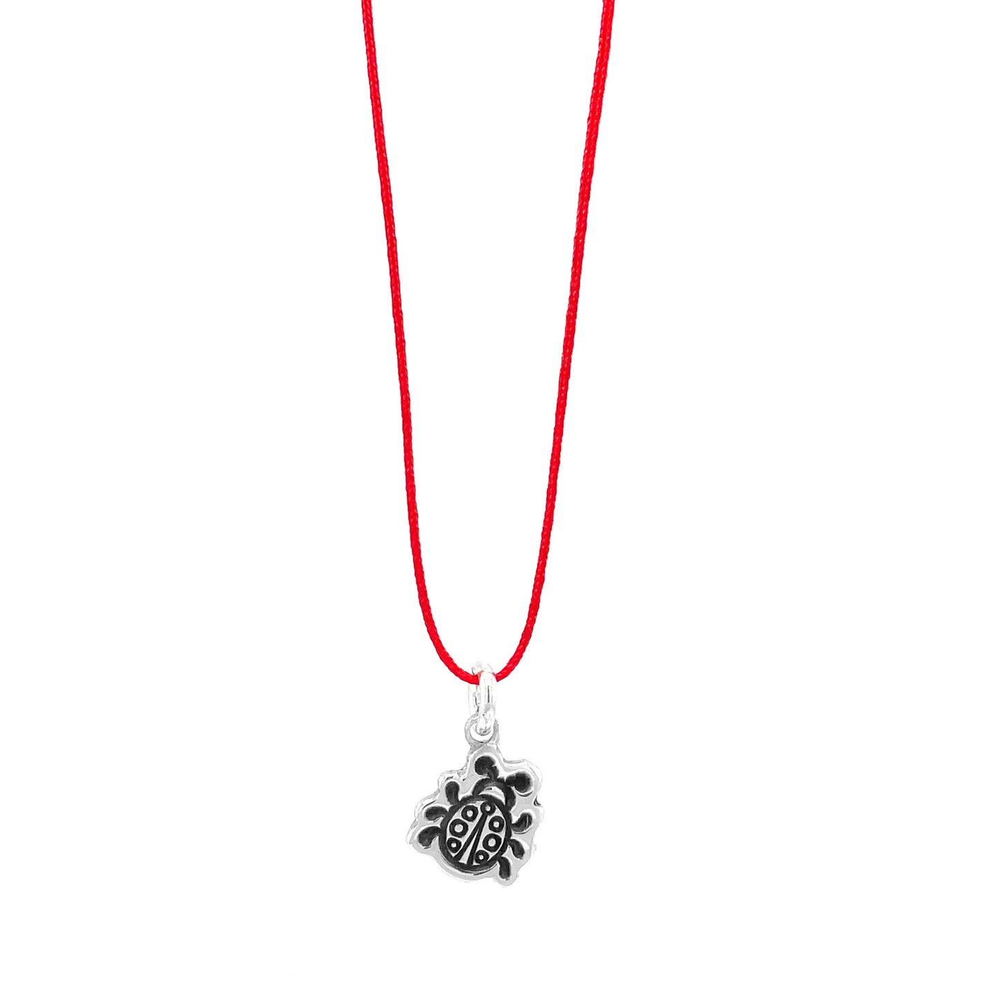 Necklace | Tiny Charm on Cord | Ladybug