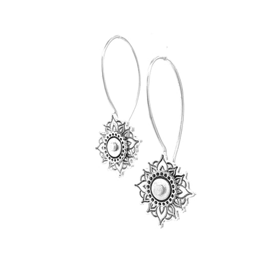 Earrings | Drop | Intricate Mandala