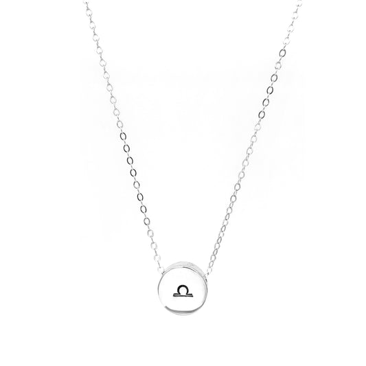 Necklace | Half Inch Sliding Charm | Libra