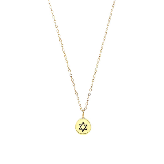 Necklace | Third Inch Bail Charm | Star of David