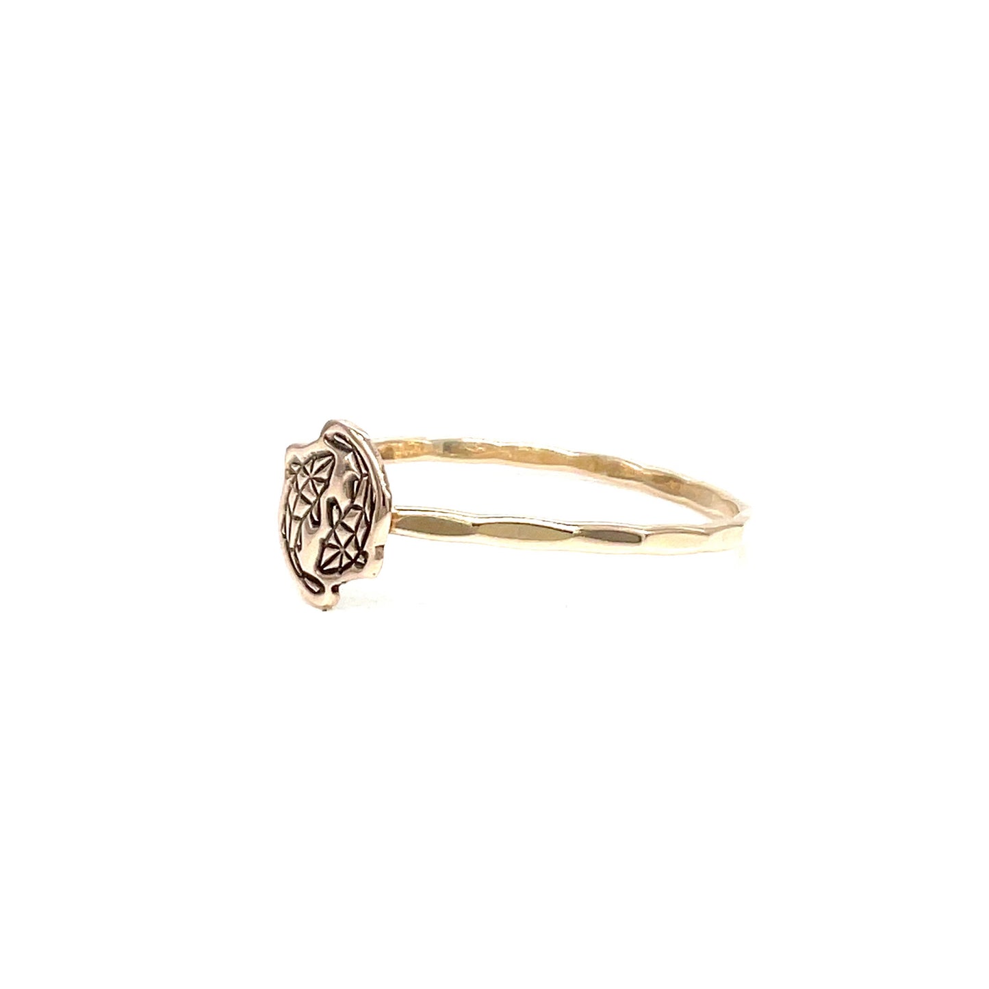 Stacking Ring | Charm Ring | Pisces Geometric