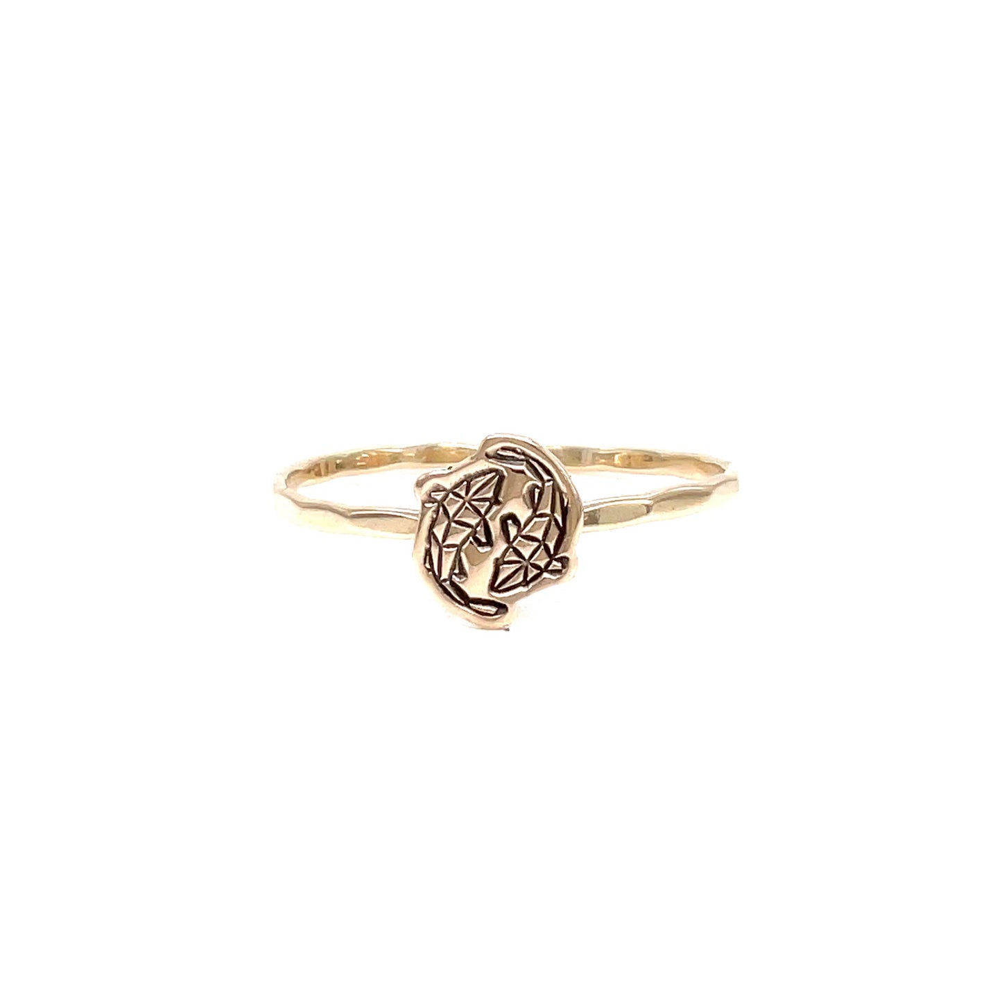 Stacking Ring | Charm Ring | Pisces Geometric