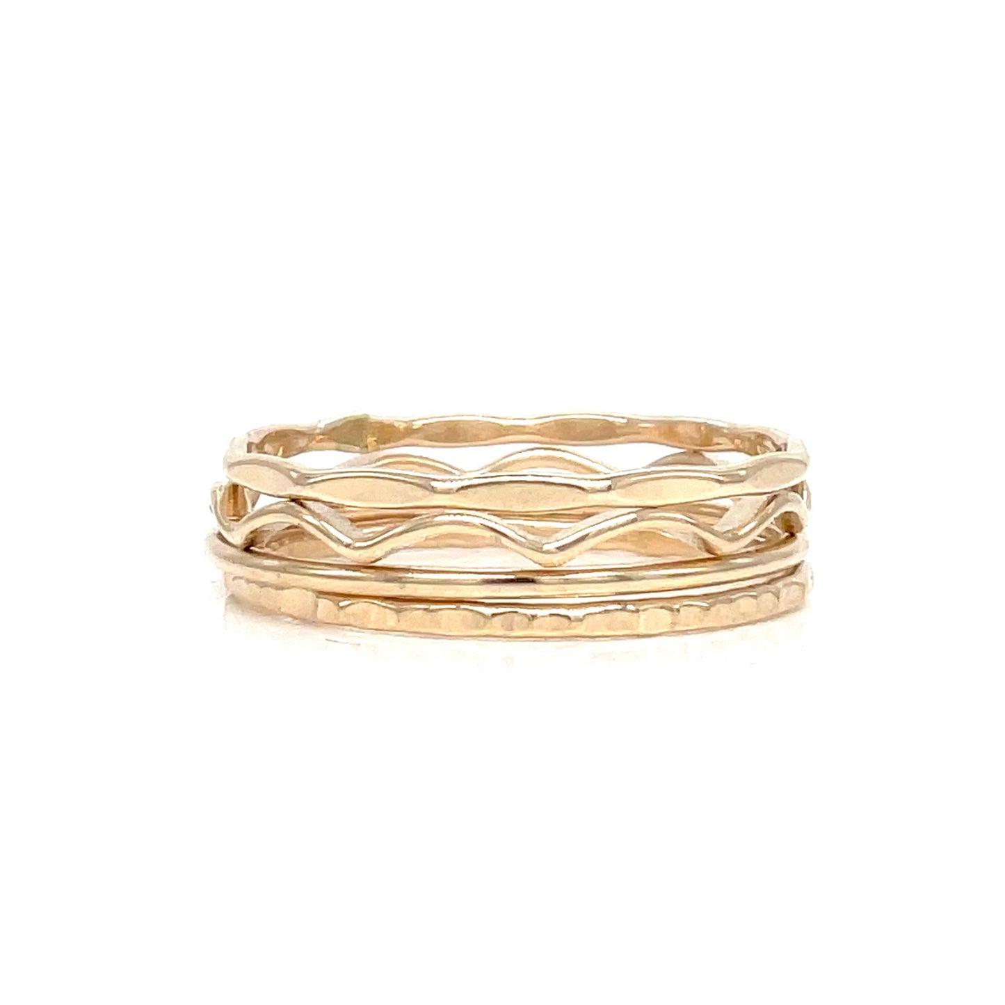 Stacking Ring Set | Shape | Scallop