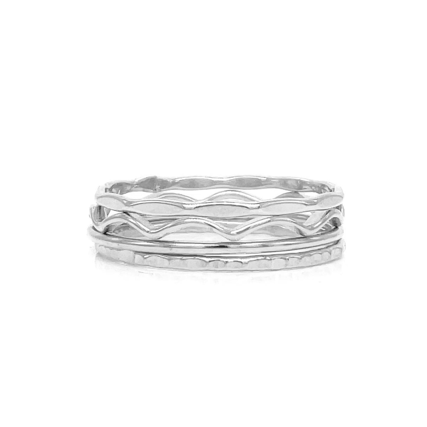 Stacking Ring Set | Shape | Scallop