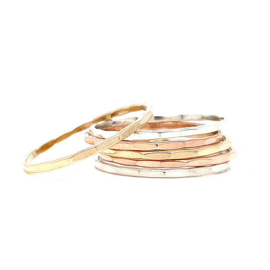 Stacking Ring | Texture | Hammered