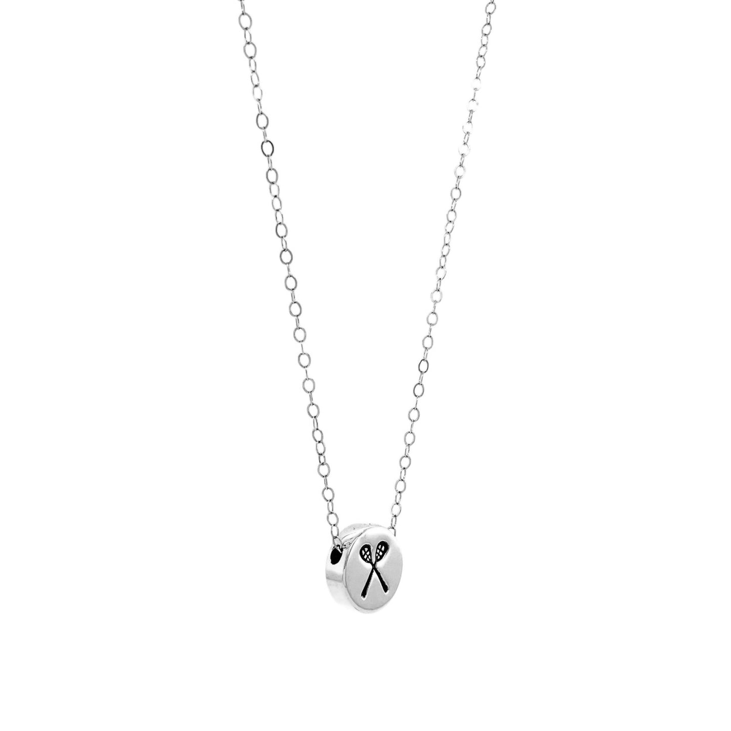 Necklace | Third Inch Sliding Charm | Lacrosse