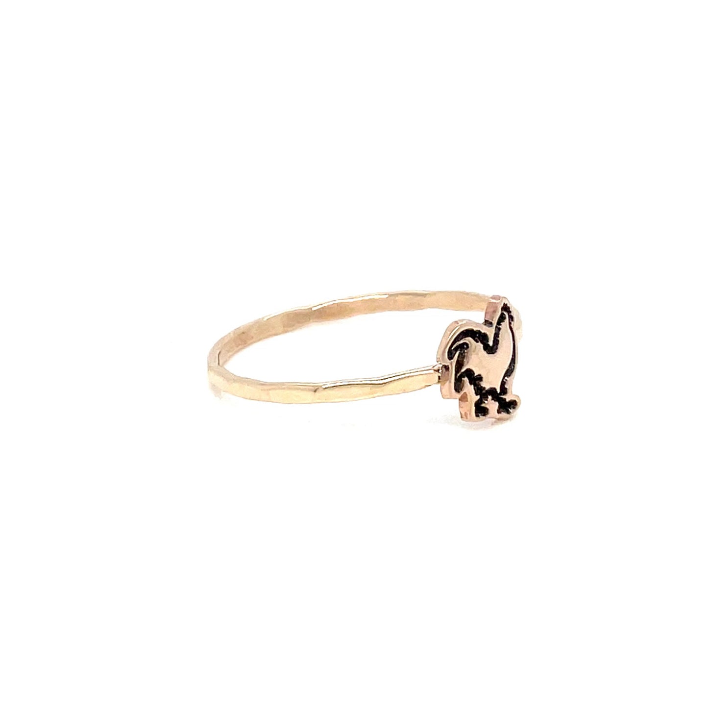 Stacking Ring | Charm Ring | Rooster Symbol