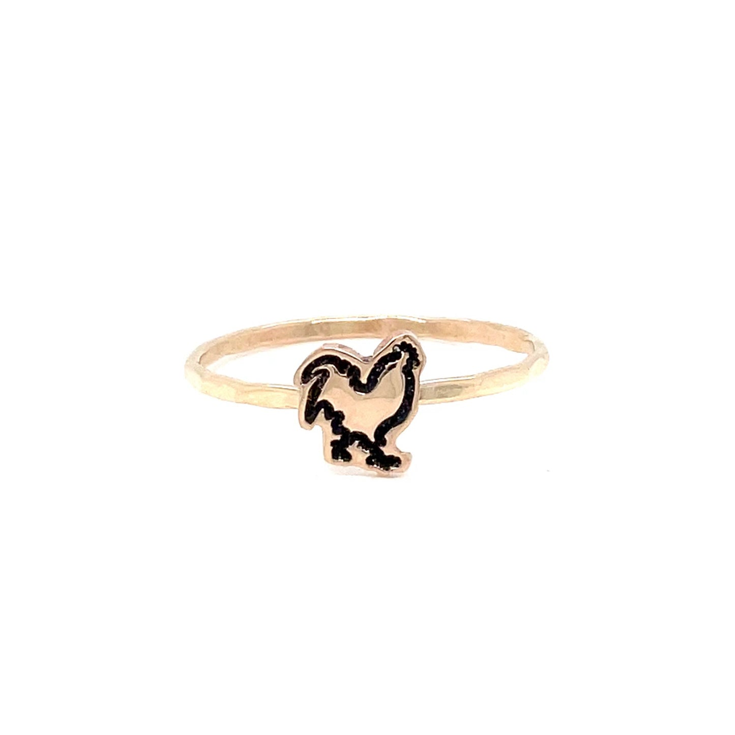 Stacking Ring | Charm Ring | Rooster Symbol